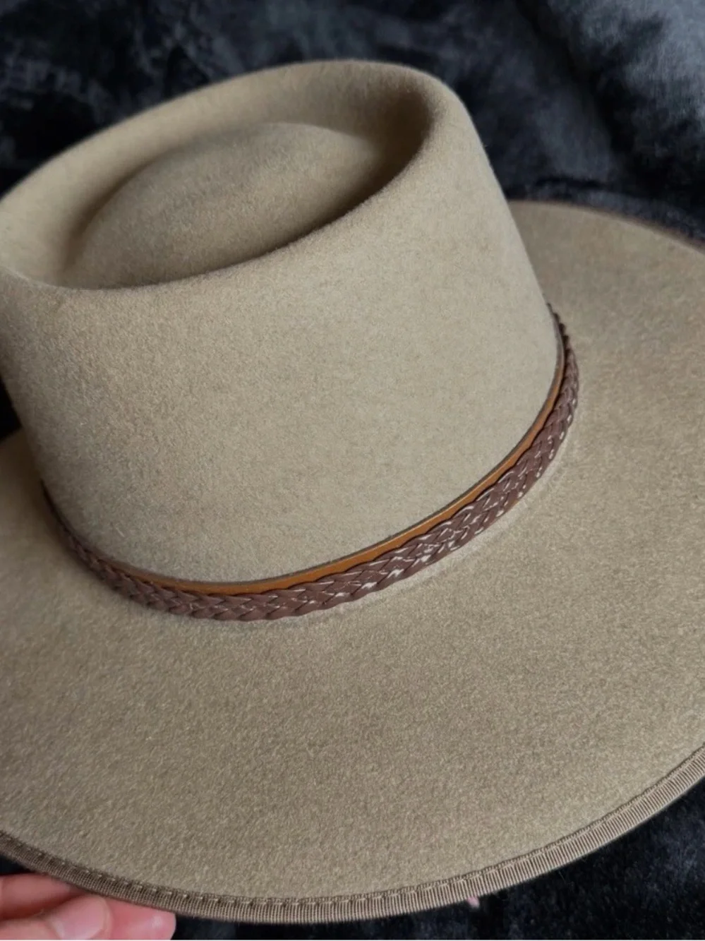 400 New Akubra Plainsman Fur Felt Western Cowboy Bush Hat Handmade in Australia - Picture 2 of 7